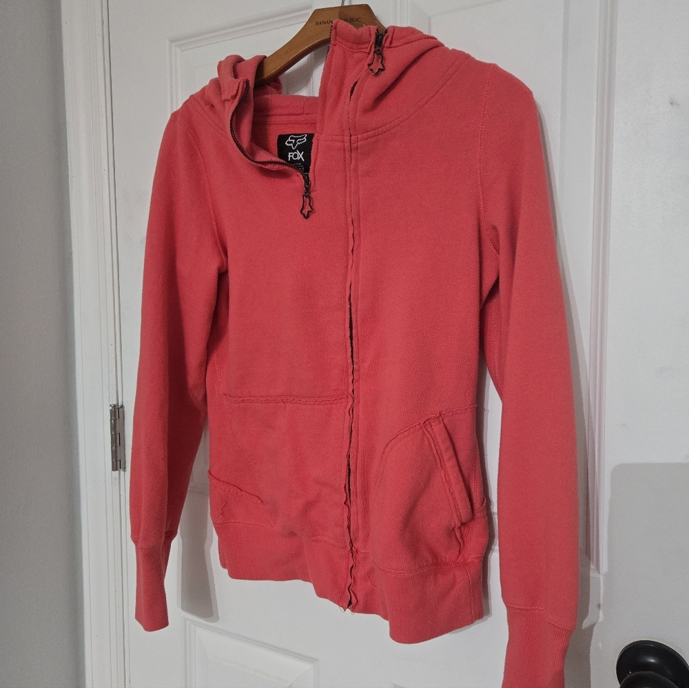 Fox Motorcross Racing Zip Up Hoodie